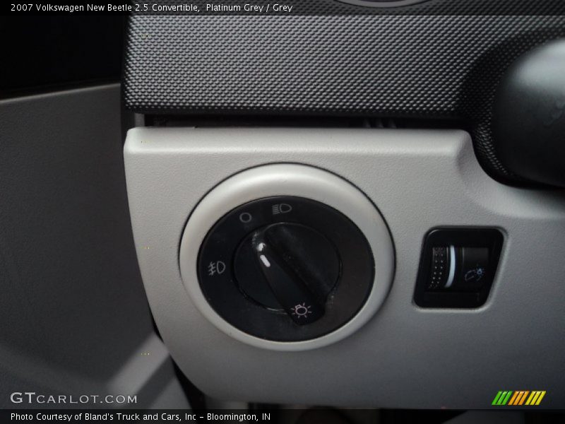 Platinum Grey / Grey 2007 Volkswagen New Beetle 2.5 Convertible