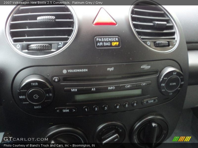 Platinum Grey / Grey 2007 Volkswagen New Beetle 2.5 Convertible