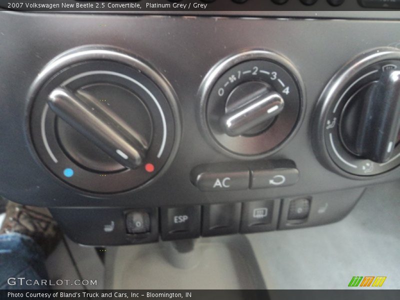 Platinum Grey / Grey 2007 Volkswagen New Beetle 2.5 Convertible