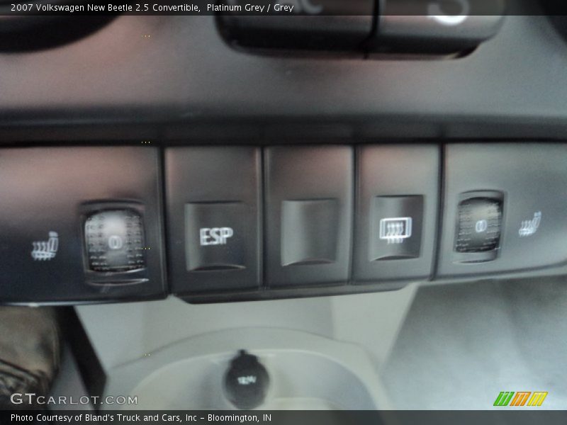 Platinum Grey / Grey 2007 Volkswagen New Beetle 2.5 Convertible