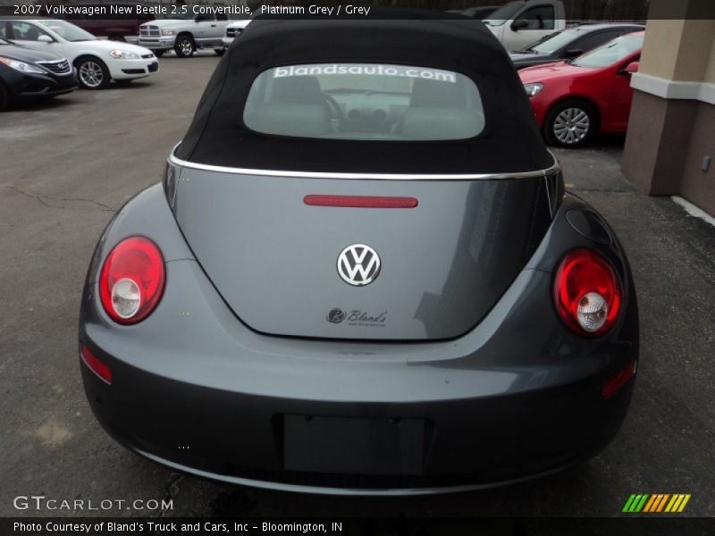 Platinum Grey / Grey 2007 Volkswagen New Beetle 2.5 Convertible