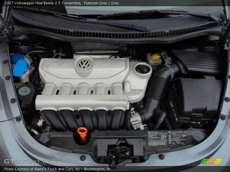 Platinum Grey / Grey 2007 Volkswagen New Beetle 2.5 Convertible