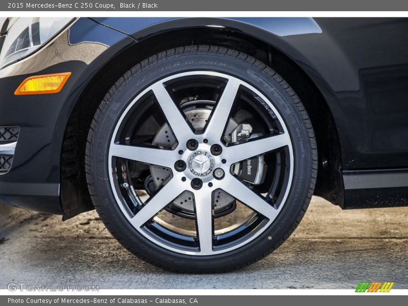 Black / Black 2015 Mercedes-Benz C 250 Coupe