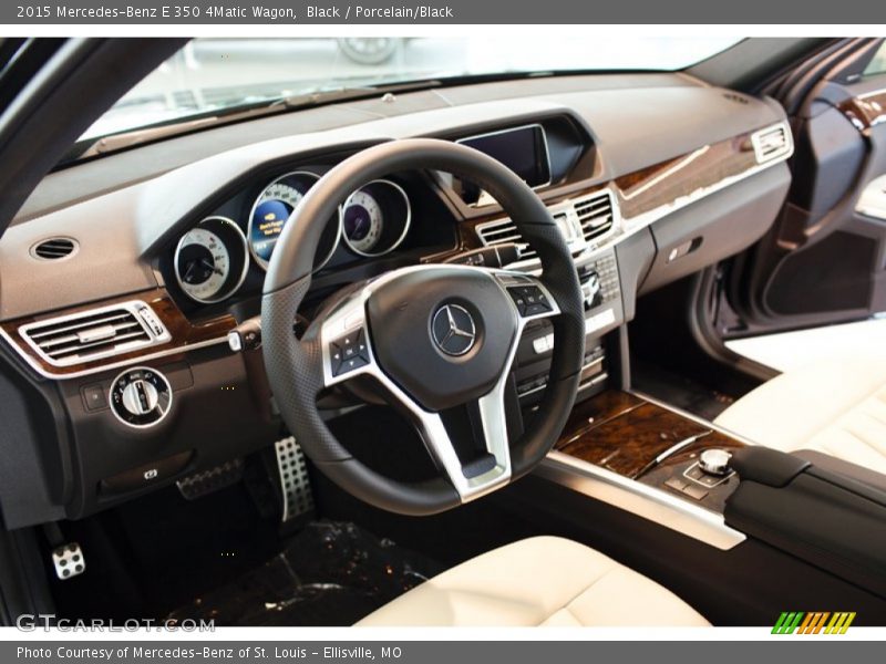 Porcelain/Black Interior - 2015 E 350 4Matic Wagon 