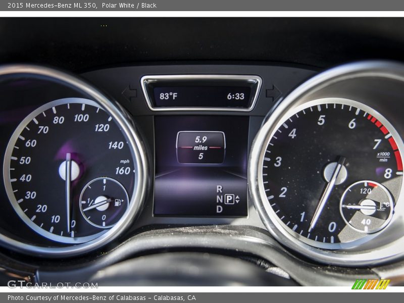 Polar White / Black 2015 Mercedes-Benz ML 350