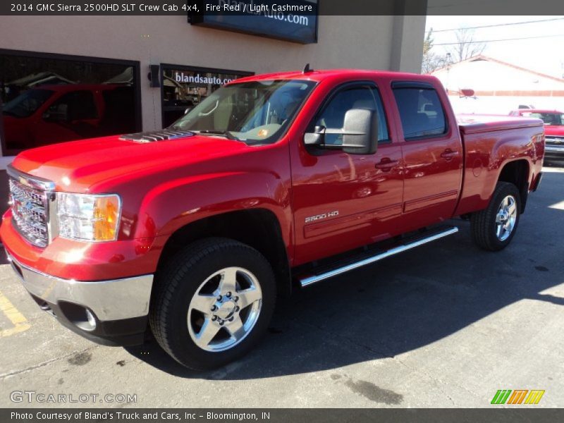 Fire Red / Light Cashmere 2014 GMC Sierra 2500HD SLT Crew Cab 4x4