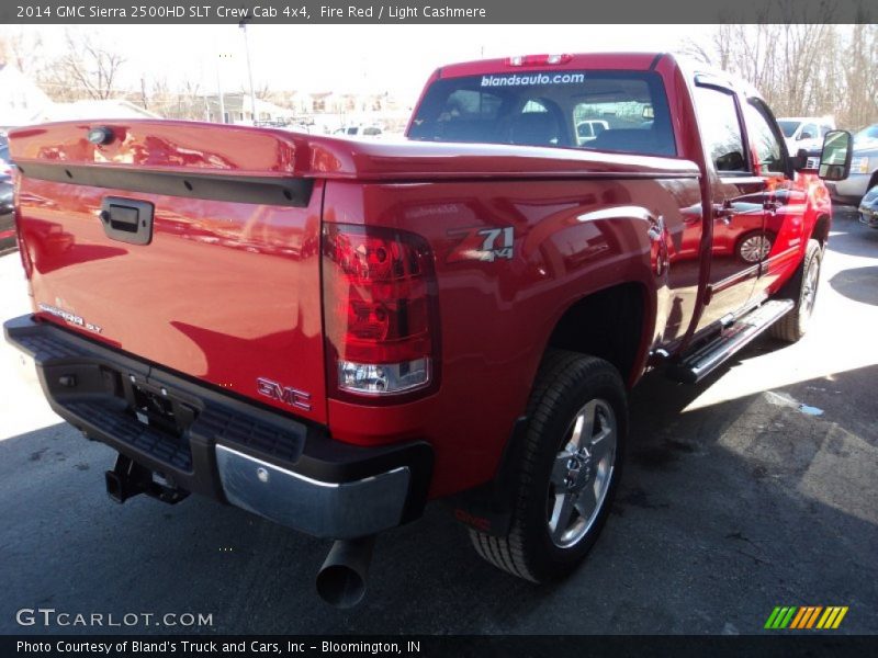 Fire Red / Light Cashmere 2014 GMC Sierra 2500HD SLT Crew Cab 4x4