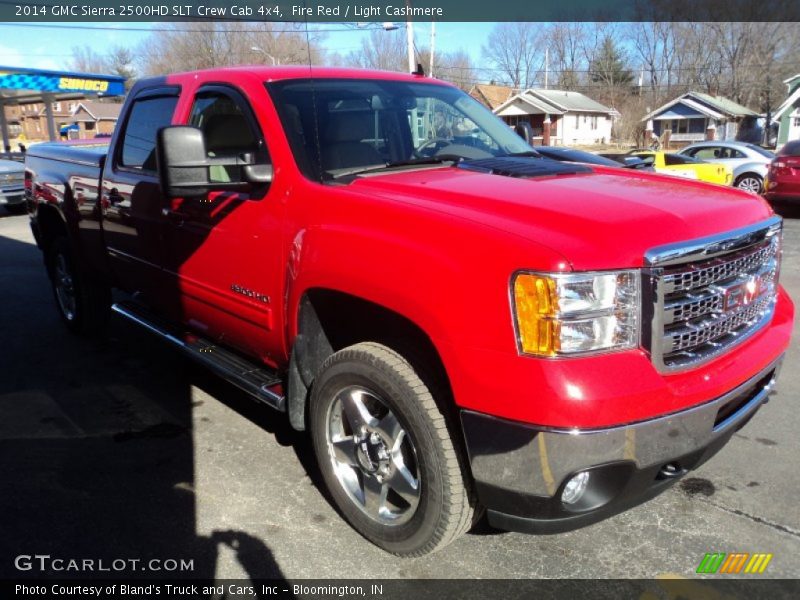 Fire Red / Light Cashmere 2014 GMC Sierra 2500HD SLT Crew Cab 4x4