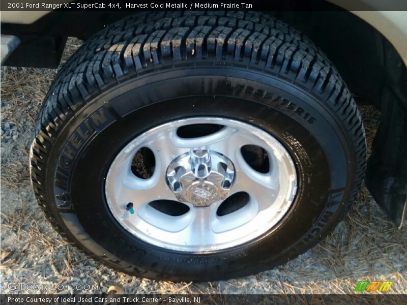 Harvest Gold Metallic / Medium Prairie Tan 2001 Ford Ranger XLT SuperCab 4x4