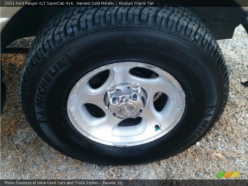 Harvest Gold Metallic / Medium Prairie Tan 2001 Ford Ranger XLT SuperCab 4x4