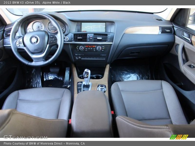 Alpine White / Black 2013 BMW X3 xDrive 35i