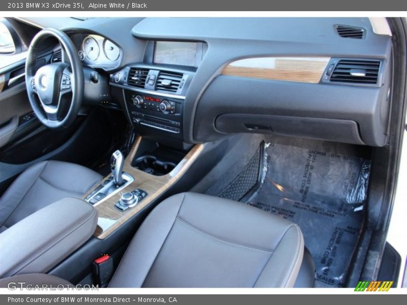 Alpine White / Black 2013 BMW X3 xDrive 35i