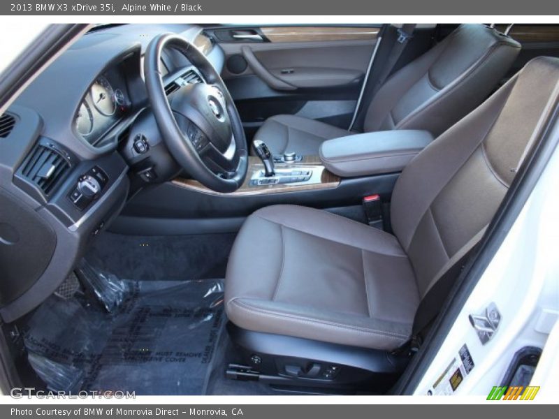 Alpine White / Black 2013 BMW X3 xDrive 35i