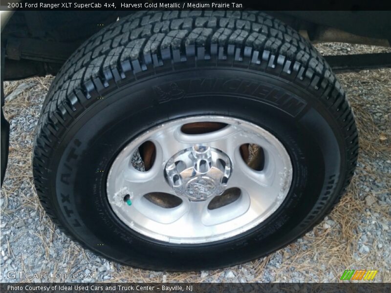 Harvest Gold Metallic / Medium Prairie Tan 2001 Ford Ranger XLT SuperCab 4x4