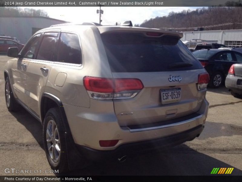 Cashmere Pearl / New Zealand Black/Light Frost 2014 Jeep Grand Cherokee Limited 4x4