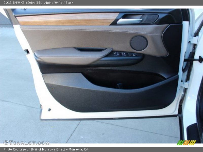 Alpine White / Black 2013 BMW X3 xDrive 35i