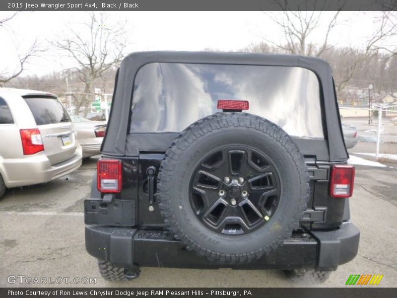 Black / Black 2015 Jeep Wrangler Sport 4x4
