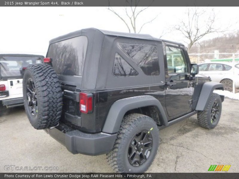 Black / Black 2015 Jeep Wrangler Sport 4x4