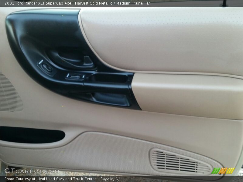 Harvest Gold Metallic / Medium Prairie Tan 2001 Ford Ranger XLT SuperCab 4x4