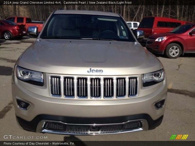 Cashmere Pearl / New Zealand Black/Light Frost 2014 Jeep Grand Cherokee Limited 4x4