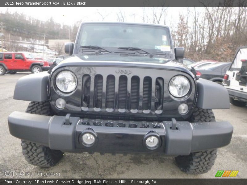 Black / Black 2015 Jeep Wrangler Sport 4x4