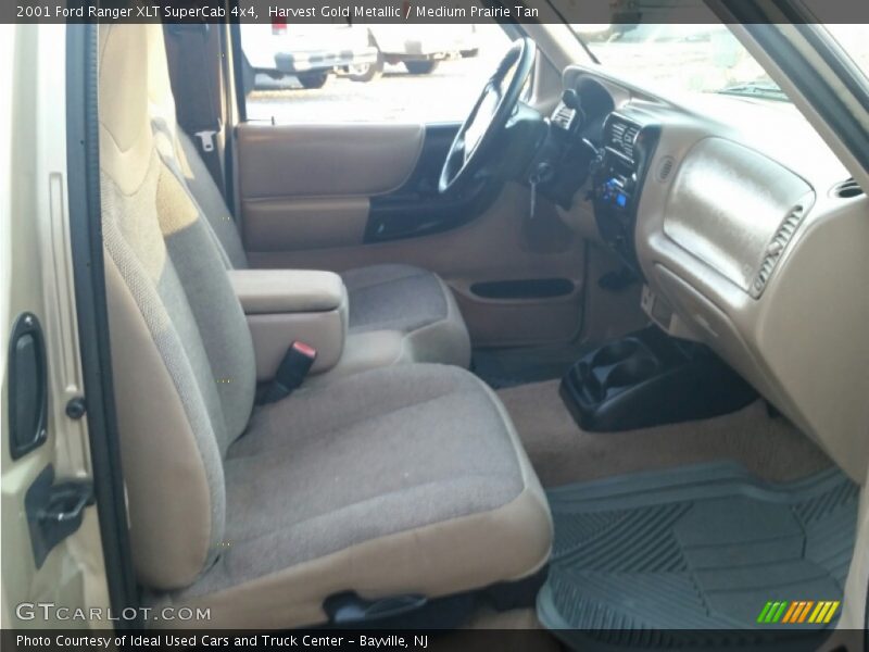 Harvest Gold Metallic / Medium Prairie Tan 2001 Ford Ranger XLT SuperCab 4x4