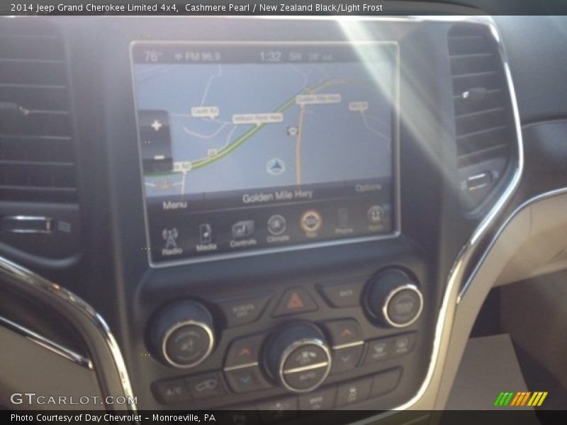 Cashmere Pearl / New Zealand Black/Light Frost 2014 Jeep Grand Cherokee Limited 4x4