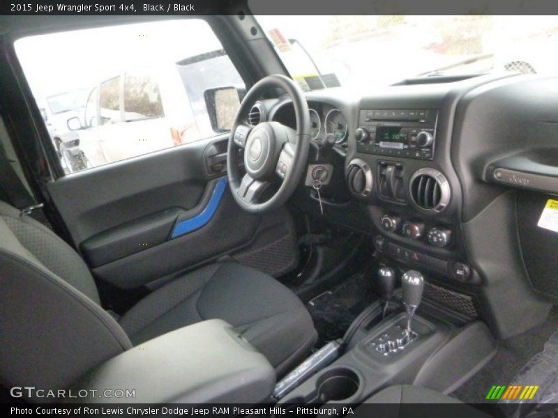 Black / Black 2015 Jeep Wrangler Sport 4x4