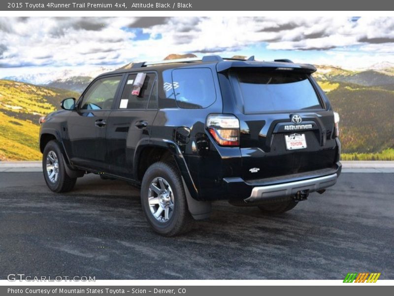 Attitude Black / Black 2015 Toyota 4Runner Trail Premium 4x4