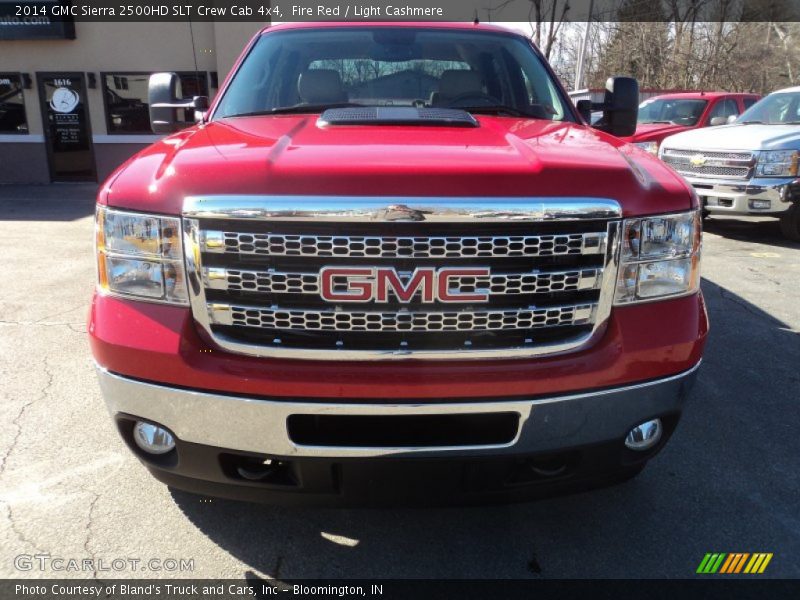 Fire Red / Light Cashmere 2014 GMC Sierra 2500HD SLT Crew Cab 4x4