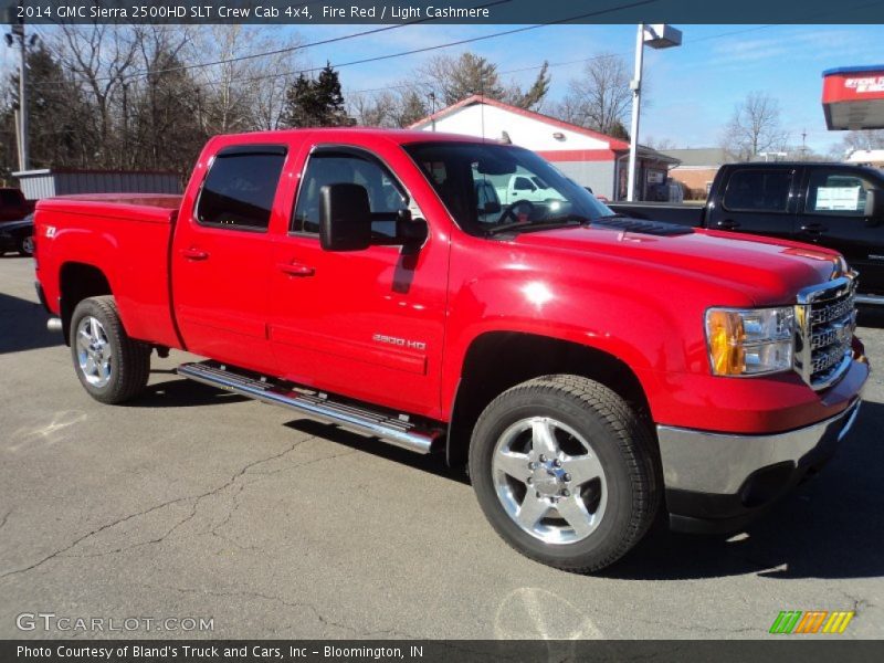 Fire Red / Light Cashmere 2014 GMC Sierra 2500HD SLT Crew Cab 4x4