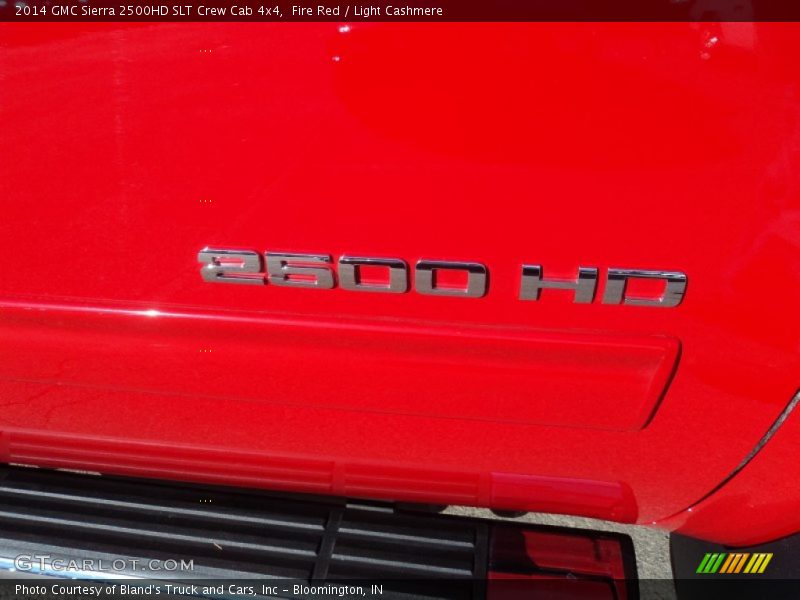 Fire Red / Light Cashmere 2014 GMC Sierra 2500HD SLT Crew Cab 4x4