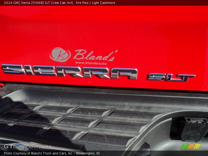 Fire Red / Light Cashmere 2014 GMC Sierra 2500HD SLT Crew Cab 4x4