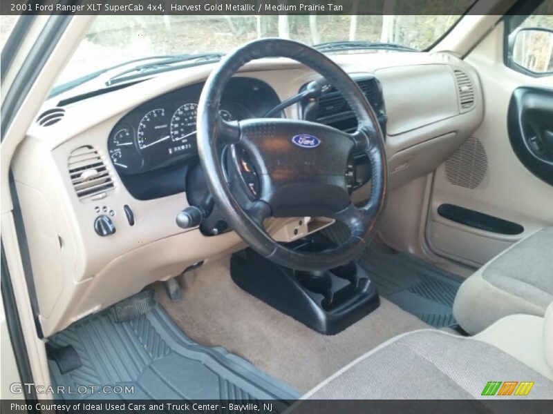  2001 Ranger XLT SuperCab 4x4 Medium Prairie Tan Interior