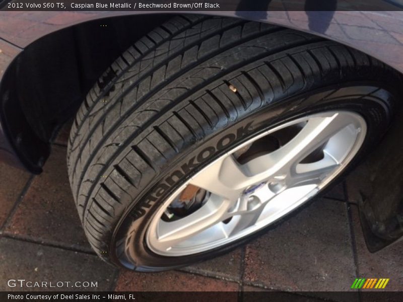 Caspian Blue Metallic / Beechwood Brown/Off Black 2012 Volvo S60 T5