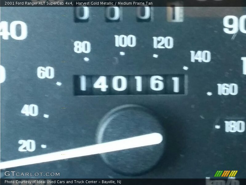 Harvest Gold Metallic / Medium Prairie Tan 2001 Ford Ranger XLT SuperCab 4x4