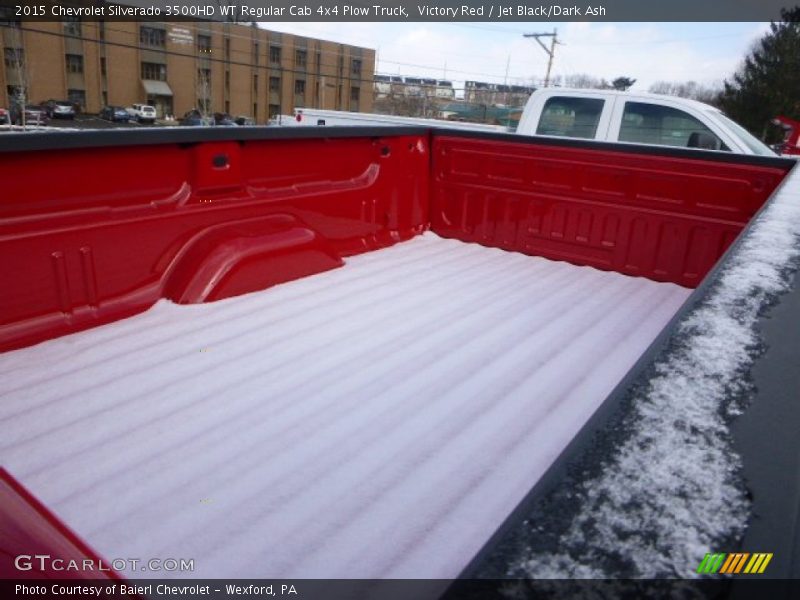 Victory Red / Jet Black/Dark Ash 2015 Chevrolet Silverado 3500HD WT Regular Cab 4x4 Plow Truck