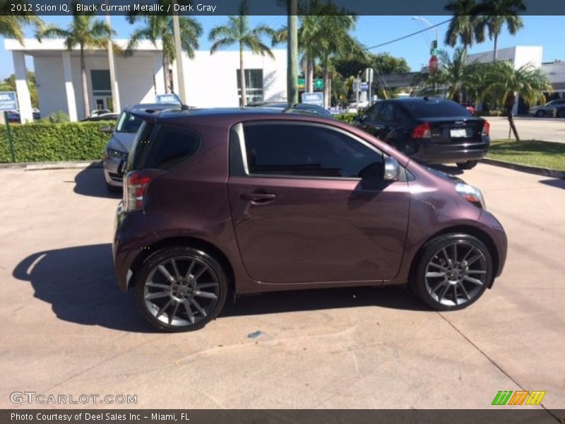 Black Currant Metallic / Dark Gray 2012 Scion iQ