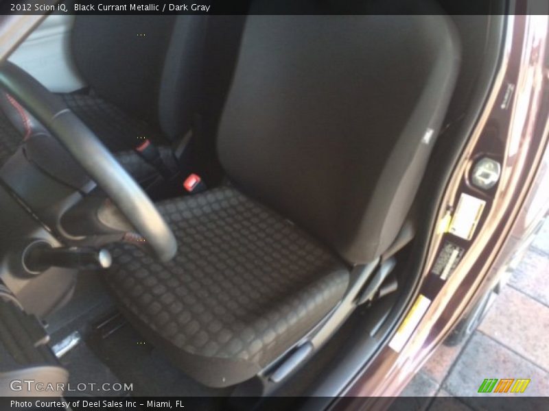Black Currant Metallic / Dark Gray 2012 Scion iQ