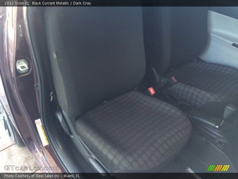 Black Currant Metallic / Dark Gray 2012 Scion iQ