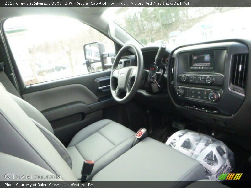 Victory Red / Jet Black/Dark Ash 2015 Chevrolet Silverado 3500HD WT Regular Cab 4x4 Plow Truck