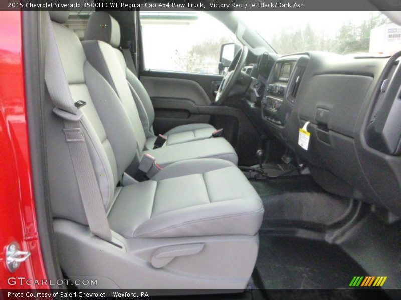 Victory Red / Jet Black/Dark Ash 2015 Chevrolet Silverado 3500HD WT Regular Cab 4x4 Plow Truck