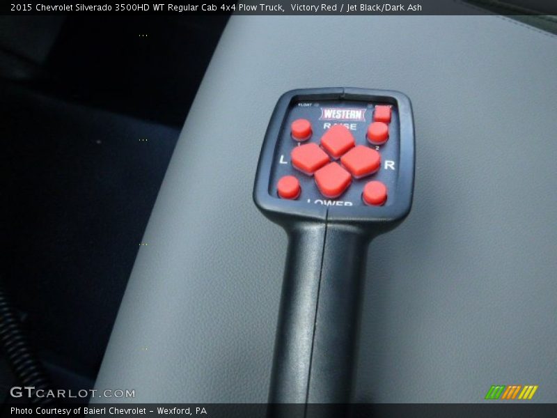 Victory Red / Jet Black/Dark Ash 2015 Chevrolet Silverado 3500HD WT Regular Cab 4x4 Plow Truck