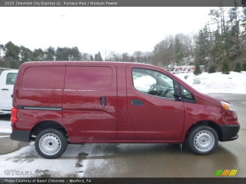 Furnace Red / Medium Pewter 2015 Chevrolet City Express LS