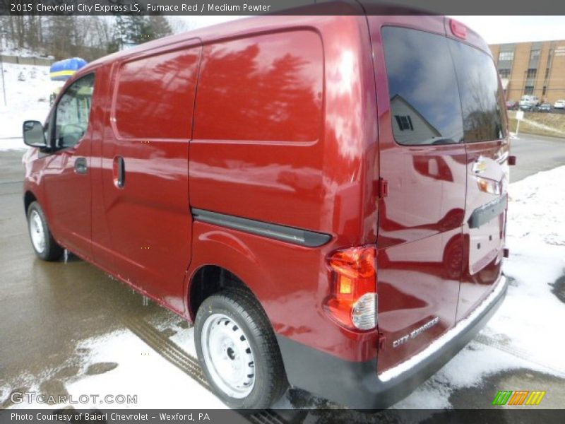 Furnace Red / Medium Pewter 2015 Chevrolet City Express LS