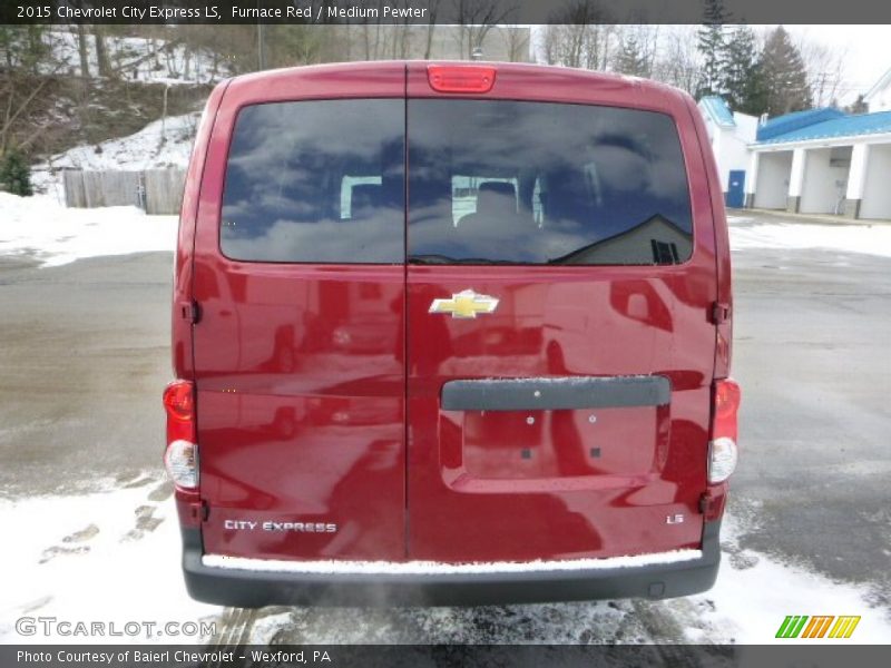 Furnace Red / Medium Pewter 2015 Chevrolet City Express LS