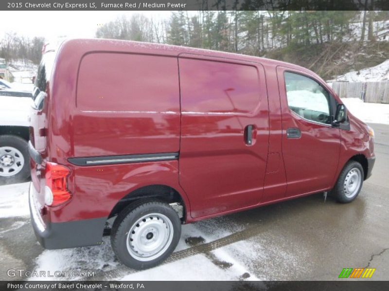 Furnace Red / Medium Pewter 2015 Chevrolet City Express LS