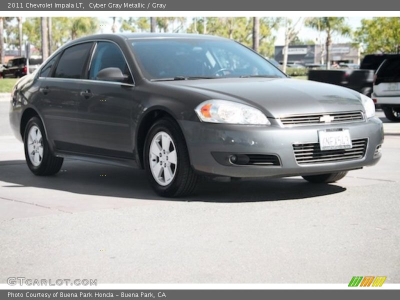 Cyber Gray Metallic / Gray 2011 Chevrolet Impala LT
