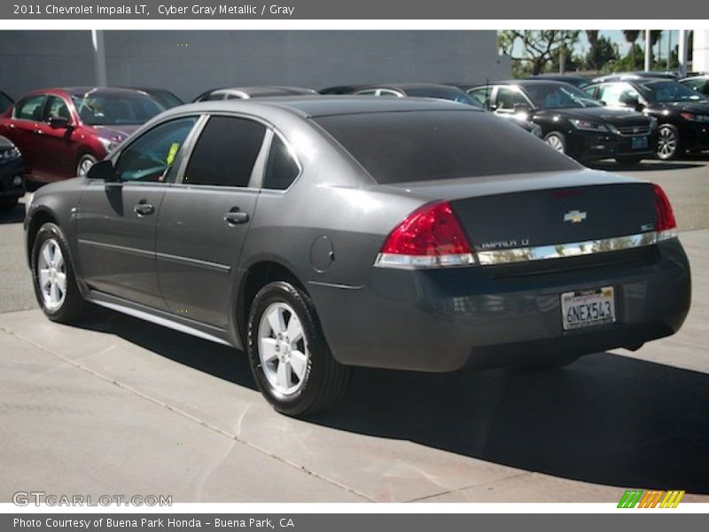 Cyber Gray Metallic / Gray 2011 Chevrolet Impala LT