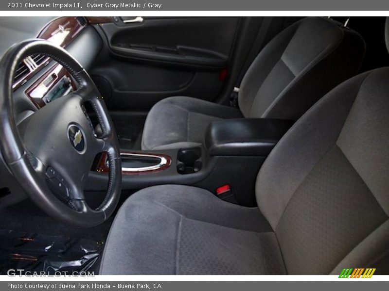 Cyber Gray Metallic / Gray 2011 Chevrolet Impala LT